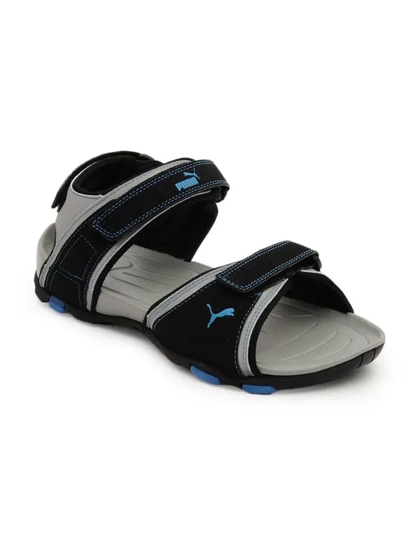 Puma Men Black Helium Sports Sandals