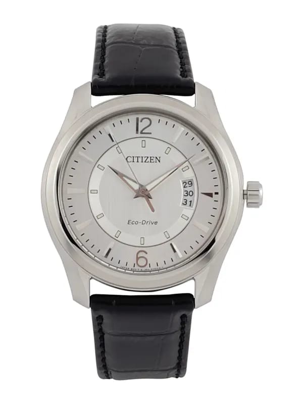 Citizen Men White Dial Eco-Drive Watch