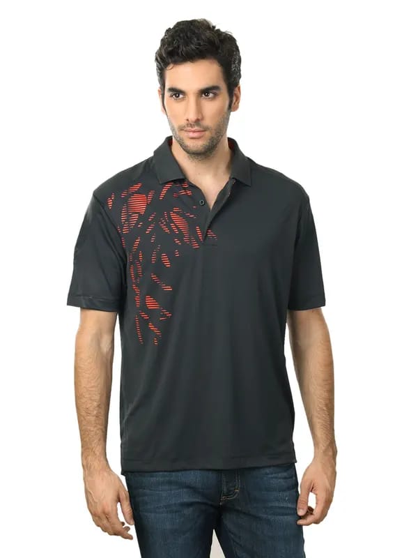 ADIDAS Men Black T-shirt