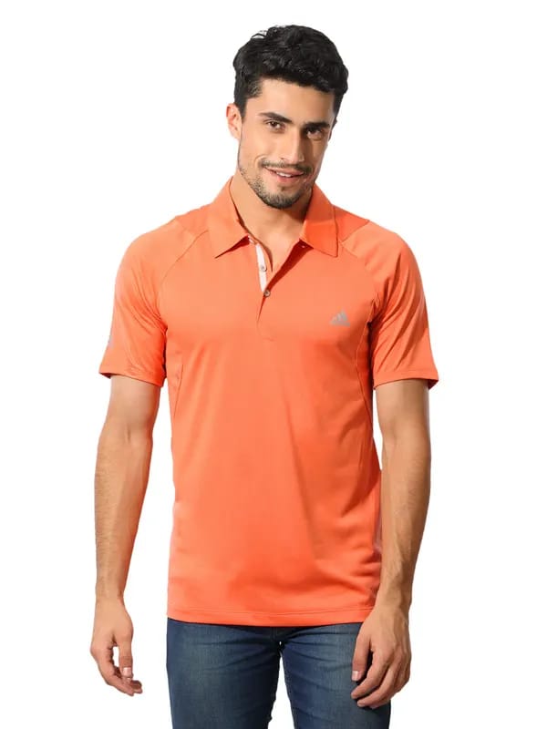 ADIDAS Men Orange T-shirt