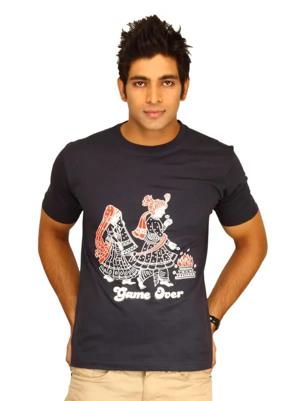 Myntra Mens Game over T-shirt