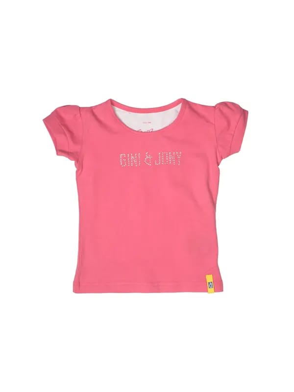 Gini and Jony Girls Peach Top