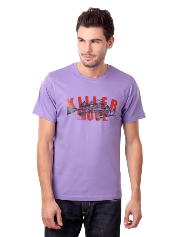 Myntra Men Killer Move Purple T-shirt