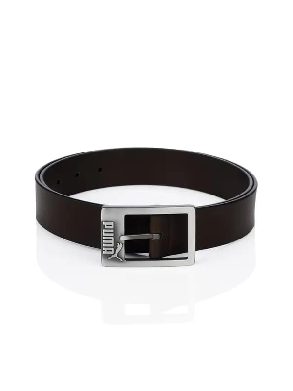 Puma Men Leather Brown Belt