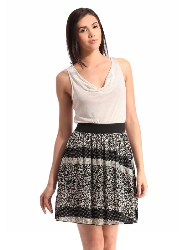 Tonga Women Printed Black Dress