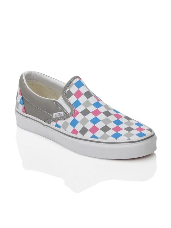Vans Unisex Classic Slip-On White Shoes