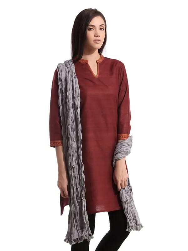 Fabindia Grey Dupatta