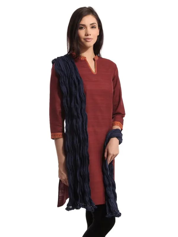 Fabindia Navy Blue Dupatta