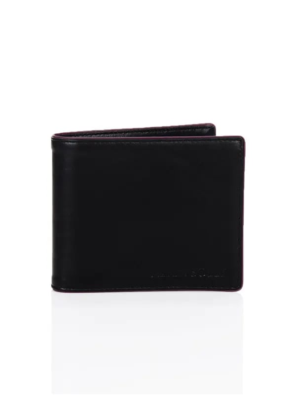 Allen Solly Men Leather Black Wallet