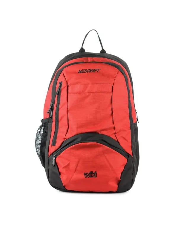 Wildcraft Unisex Red & Black Backpack
