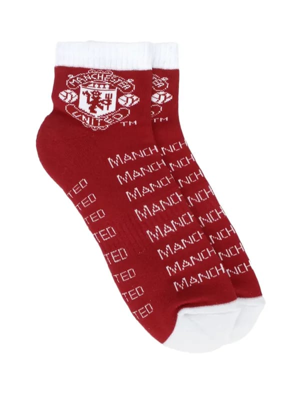 Manchester United Men Red Socks