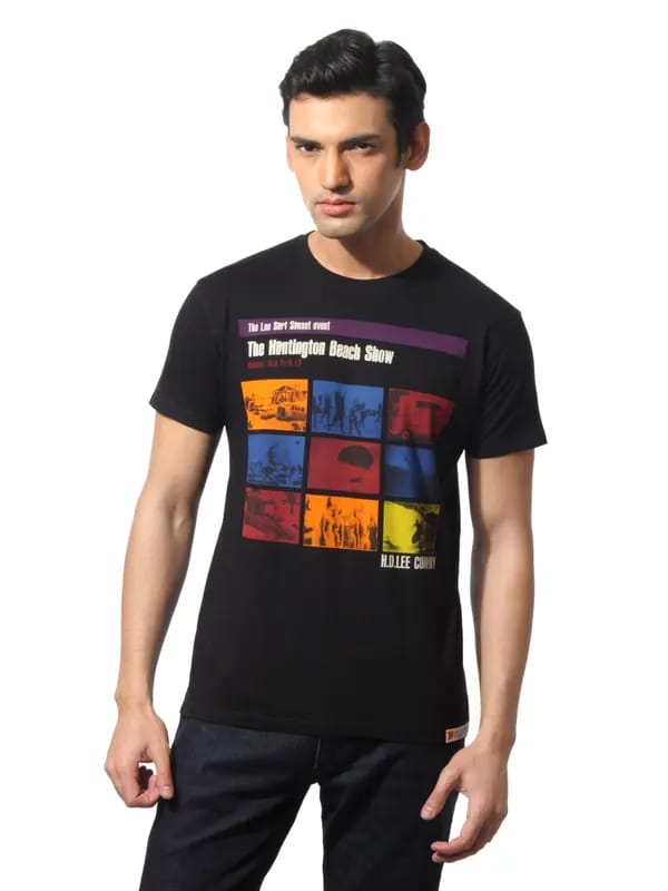 Lee Men Vera Black T-shirt