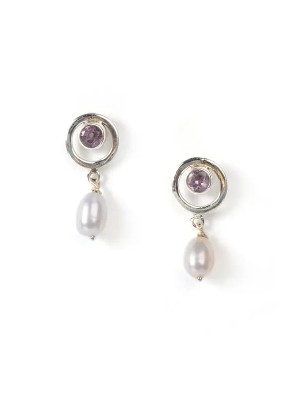 Fabindia Women Anusuya Silver Earrings
