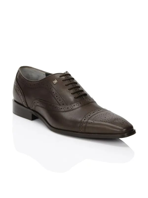 Enroute Men Brown Formal Shoes