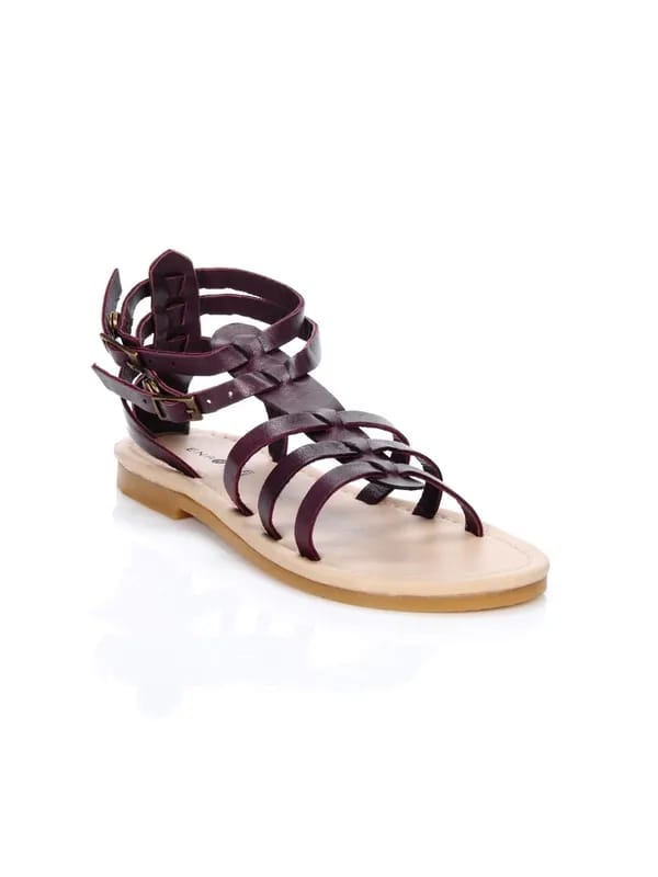 Enroute Teens Purple Sandals