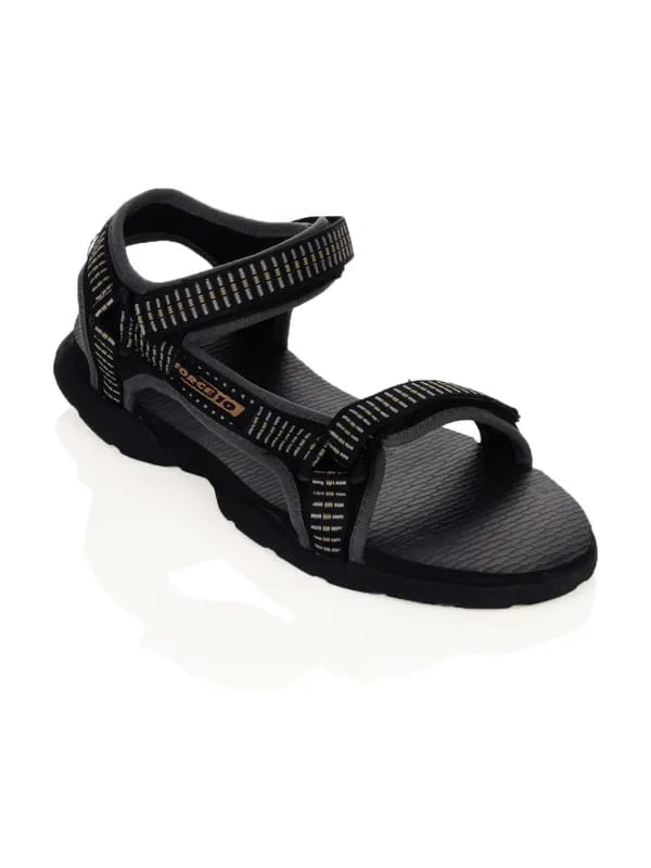 Force 10 Men Moser Black Sandals