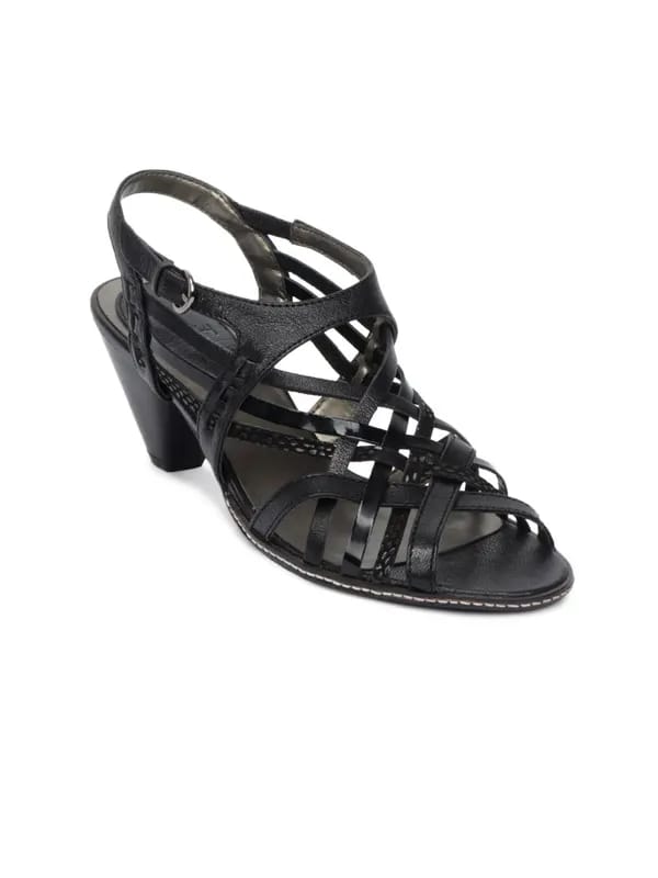 Enroute Women Black Heels