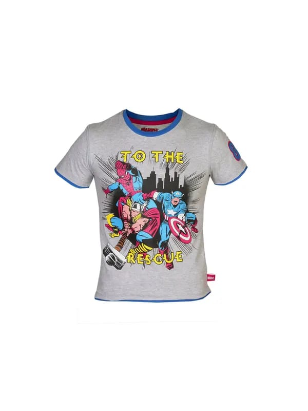 Marvel Boys Comics Grey T-shirt