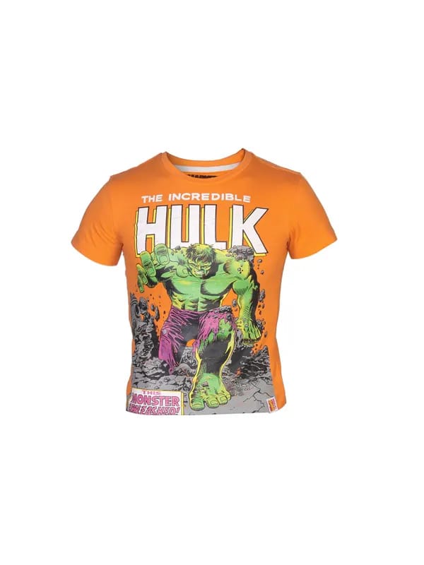 Marvel Boys Comics Orange T-shirt