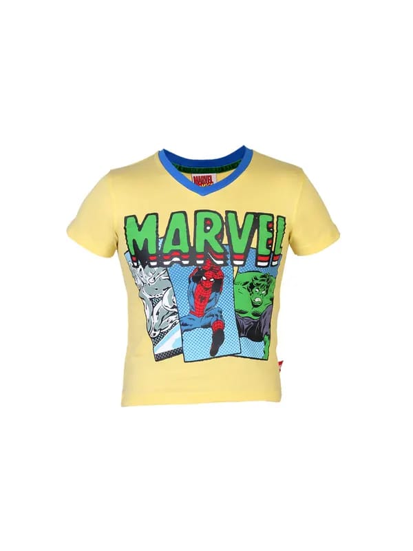 Marvel Boys Comics Yellow T-shirt