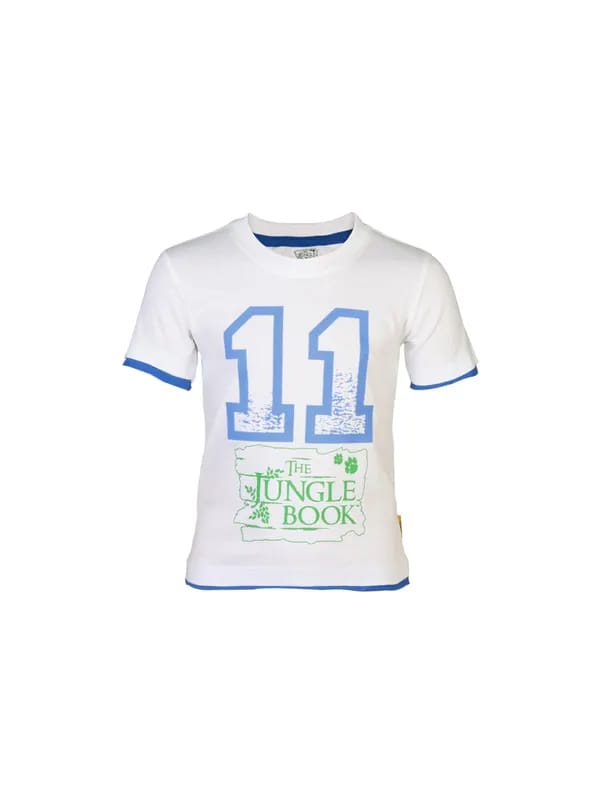 Jungle Book Boys 11 White T-shirt