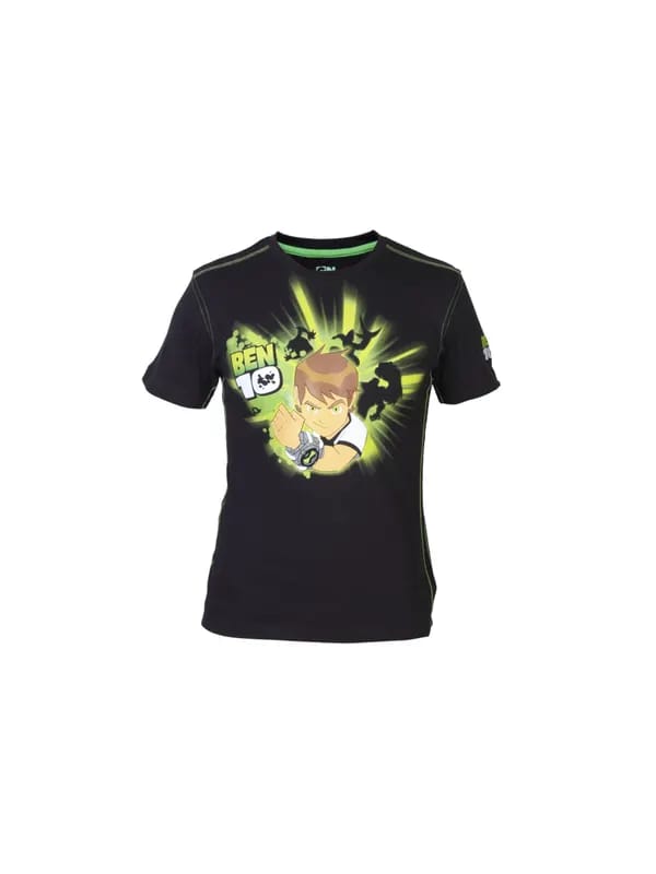 Ben 10 Boys Crew Black T-shirt