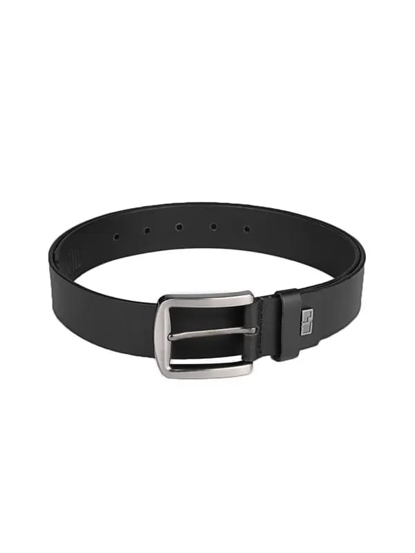 OTLS Men Black Leather Belt