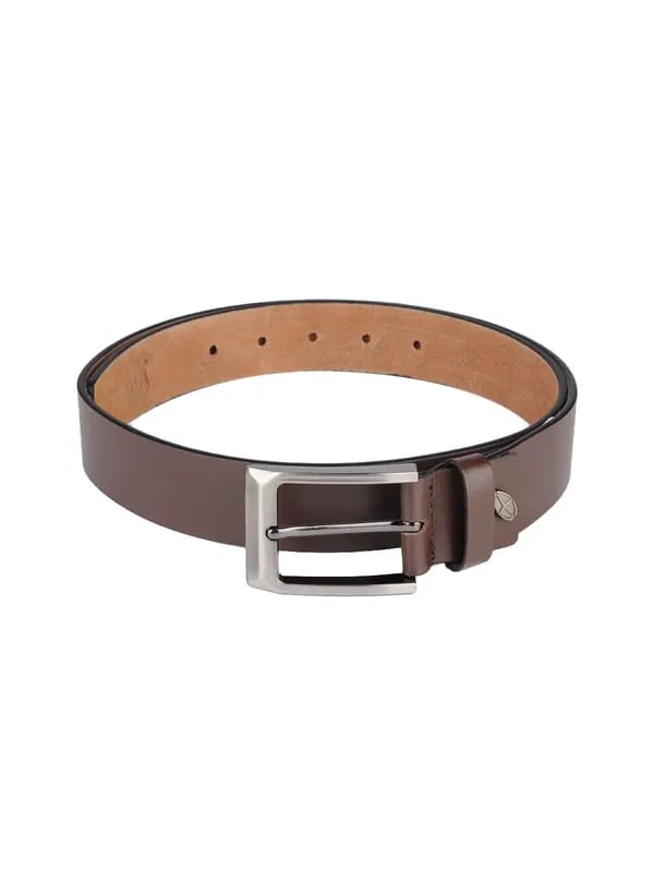 OTLS Men Brown Leather Belt