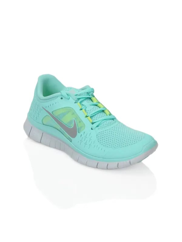 Nike Women Free Run+ 3 Green Sports Shoes
