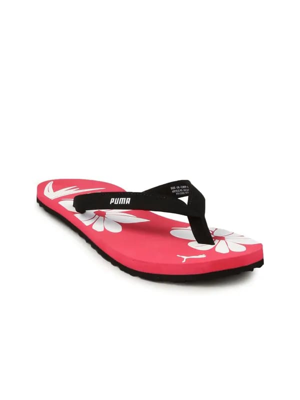 Puma Women's Coral Pink White Flip Flop