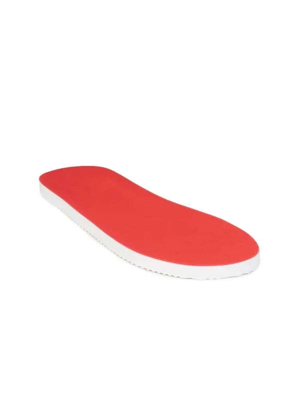 Strapless Unisex Red Flip Flops