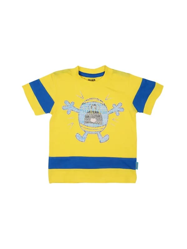 Mr.Men Boys Blazing Yellow T-shirt