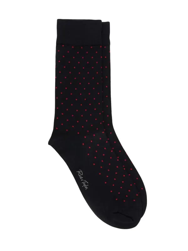 Reid & Taylor Men Navy Blue Socks