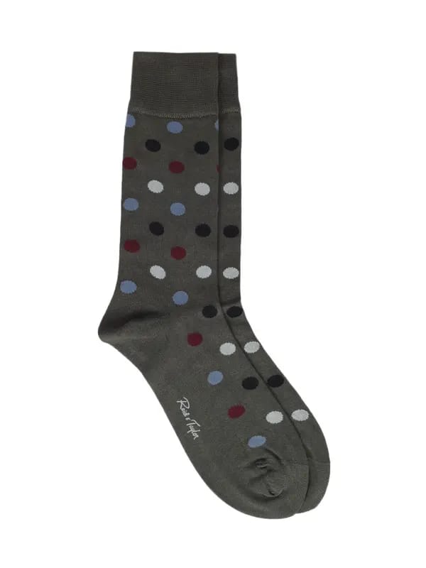 Reid & Taylor Men Grey Socks