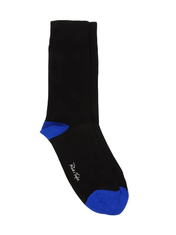 Reid & Taylor Men Black Socks