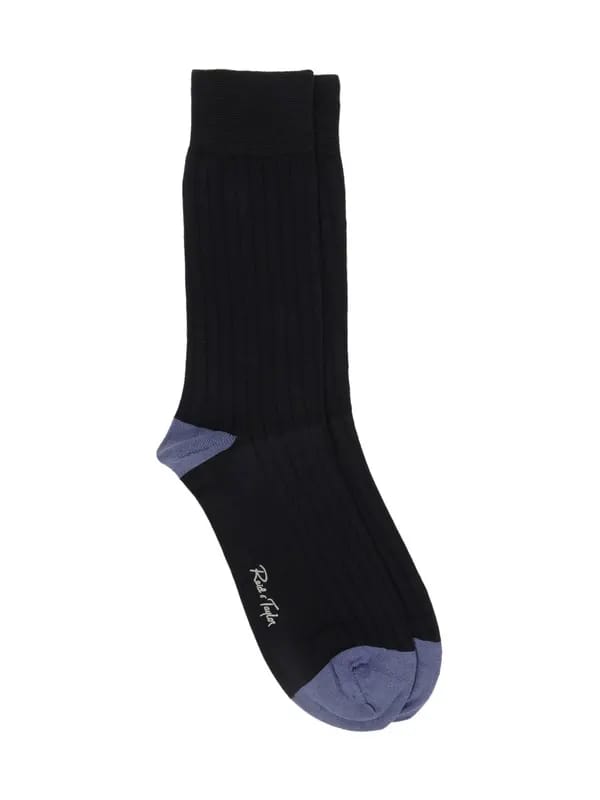 Reid & Taylor Men Navy Blue Socks