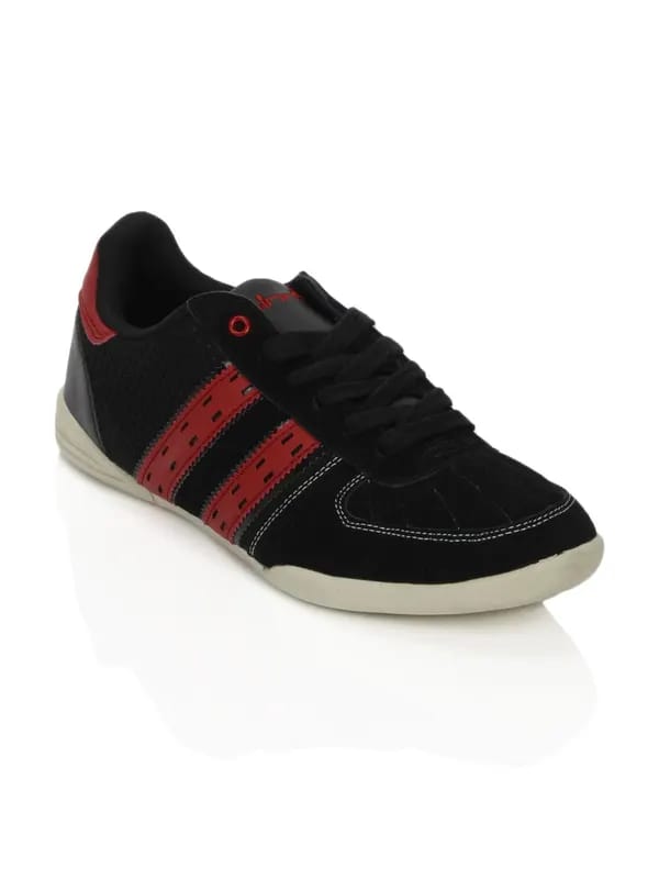 Spinn Men Newport Black Shoes