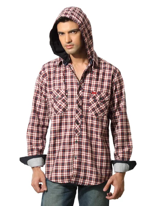 Provogue Men Eternity Red Shirt