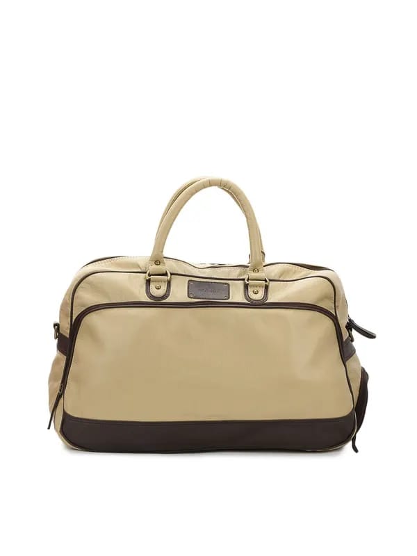Paridhan Women Beige Duffle Bag