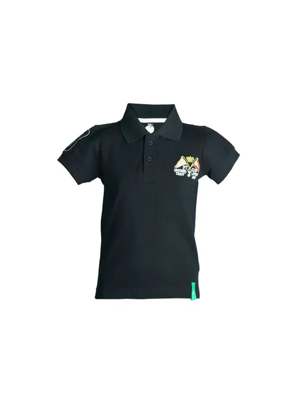 Gini and Jony Boys Polo Black T-Shirt