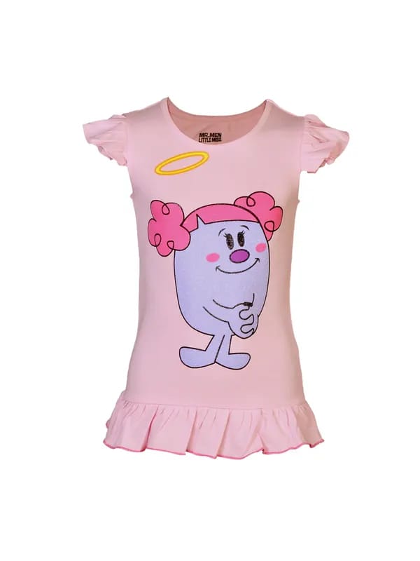 Little Miss Girls Naughty Pink Top