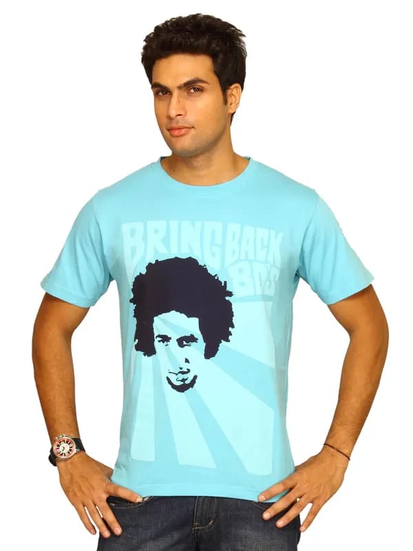 Inkfruit Men's Bring Back 80''S Blue T-shirt
