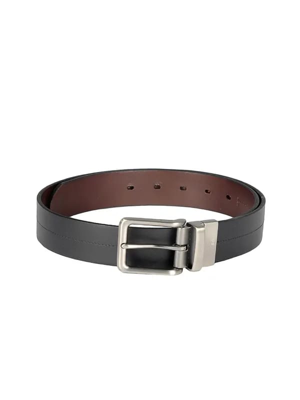 Fossil Men Black & Brown Brandon Reversible Belt