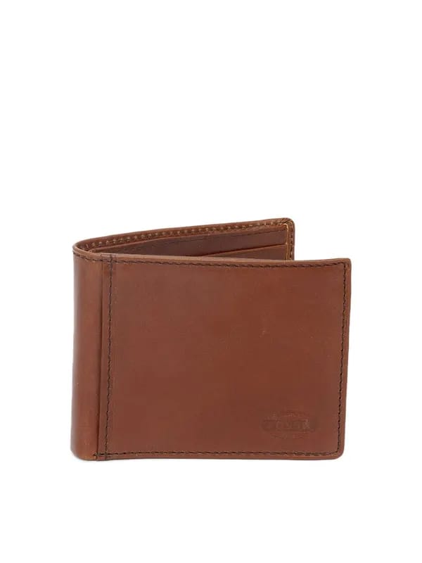 Fossil Men Brown Transit Wallet