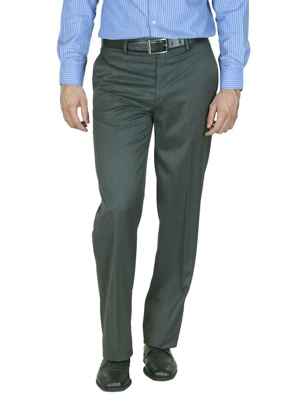 Wills Lifestyle Men Grey Trousers