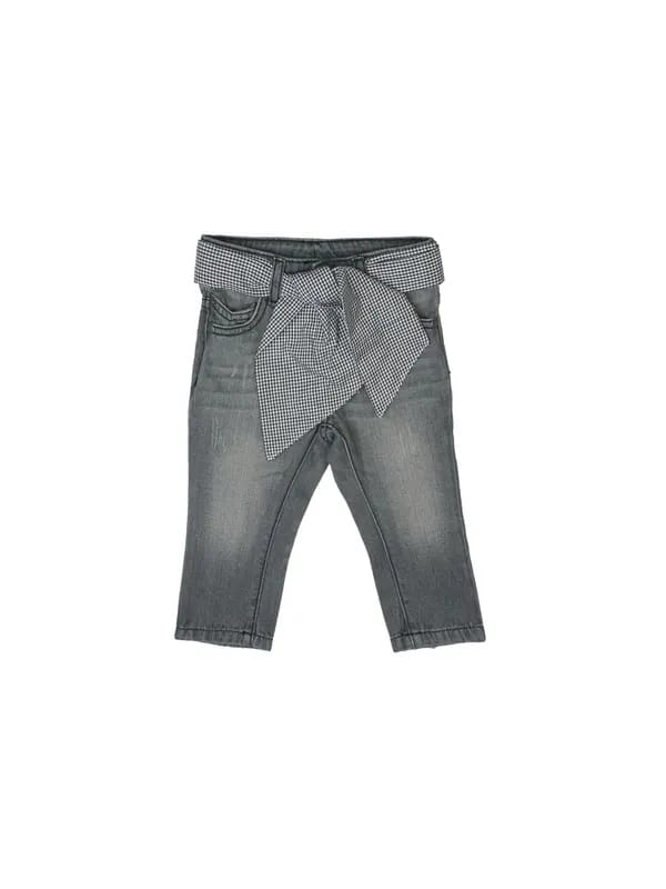 United Colors of Benetton Girls Washed Grey Jeans