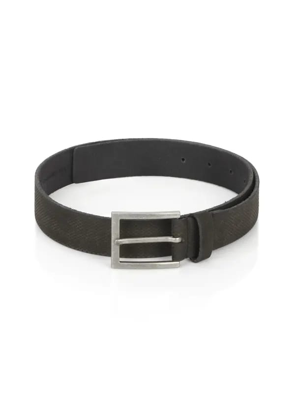United Colors of Benetton Men Leather Black Belt