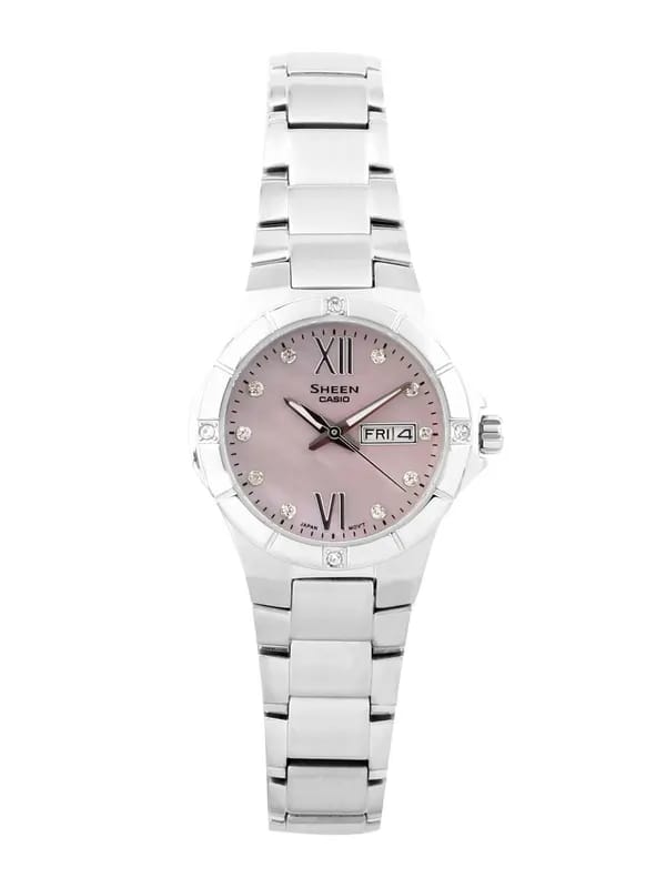 CASIO Sheen Women Mother Of Pearl Dial Watch SX019 SHE-4022D-4ADR