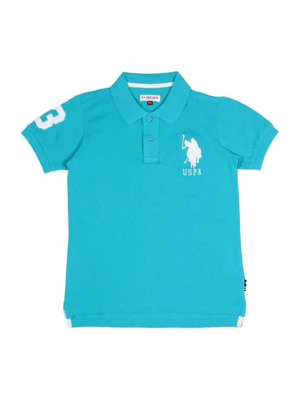 U.S. Polo Assn. Boys Blue Polo T-shirt