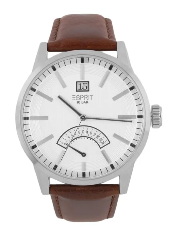 Esprit Men Silver Dial Watch
